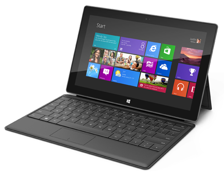 The Microsoft Surface tablet